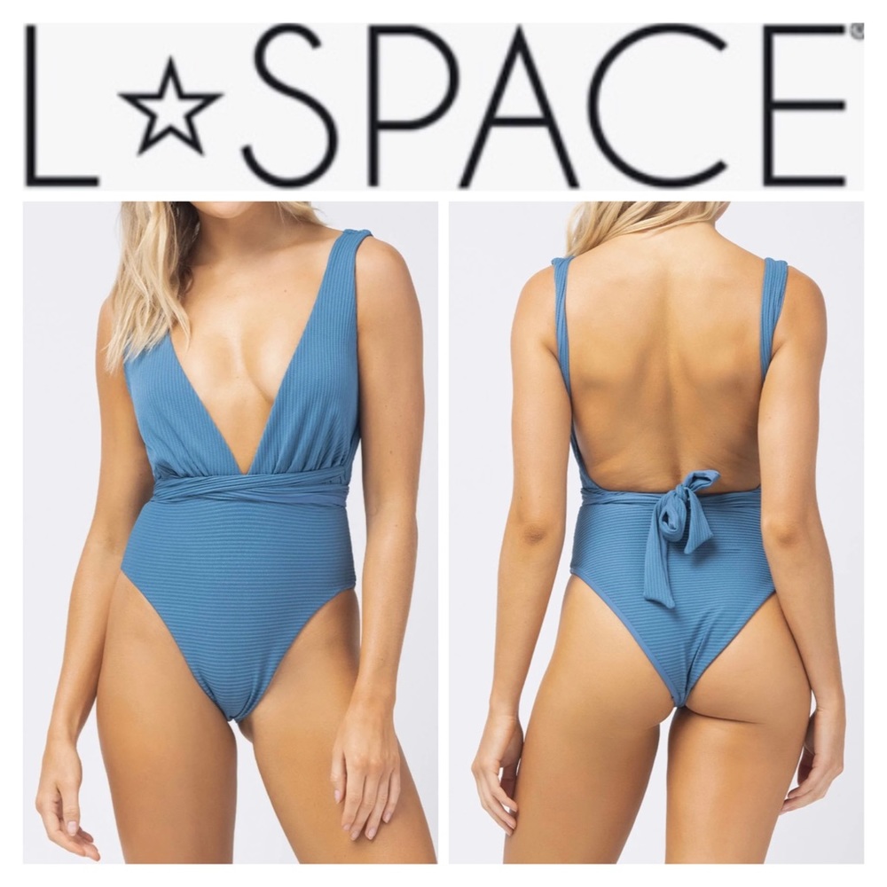 NWOT L*Space Allegra Eco Chic Repreve Bitsy One-Piece Swimsuit